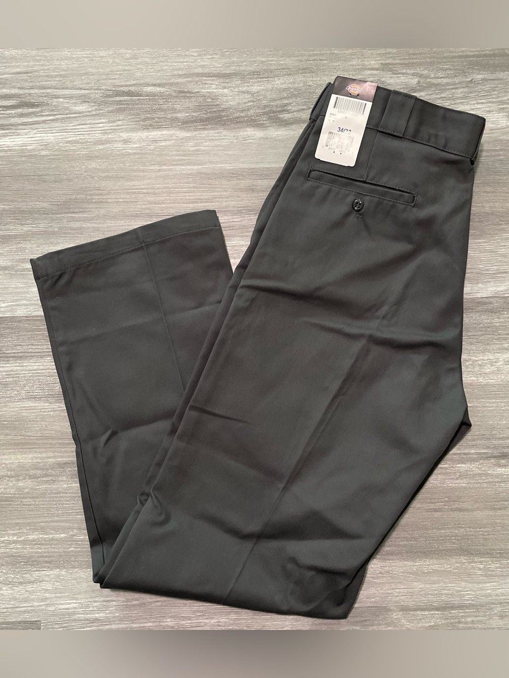 NWT Dickies Original 874 Charcoal Gray Work Pants Men's 34x32 Straight Leg